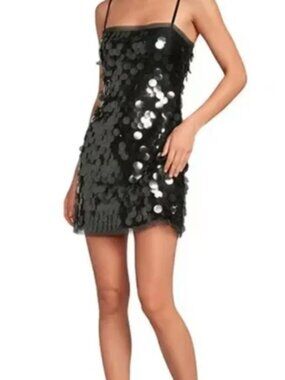 Gianni Bini Green Sequin Mini Dress (Size 4)